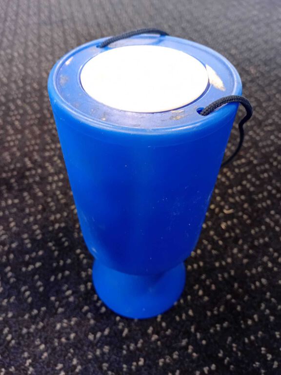 Collection box tube for use by charities, fund raising groups etc.