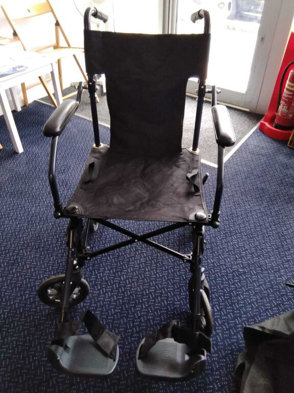 Fold & Go foldable Wheelchair in carry bag, by CareCo