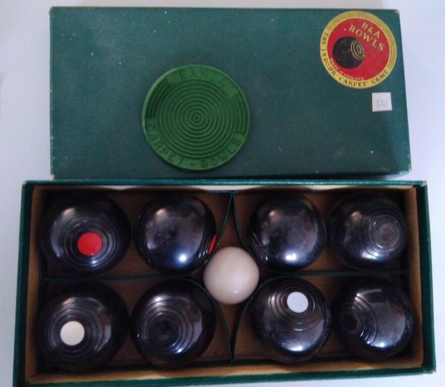 Indoor Bowls Game ~ Vintage ~ B&A