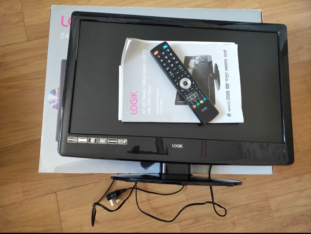 LOGIK 24inch LCD Digital TV Television with DVD Player (L24DVDB21)