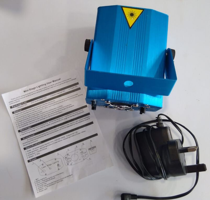 Holographic laser star projector mini laser stage lighting