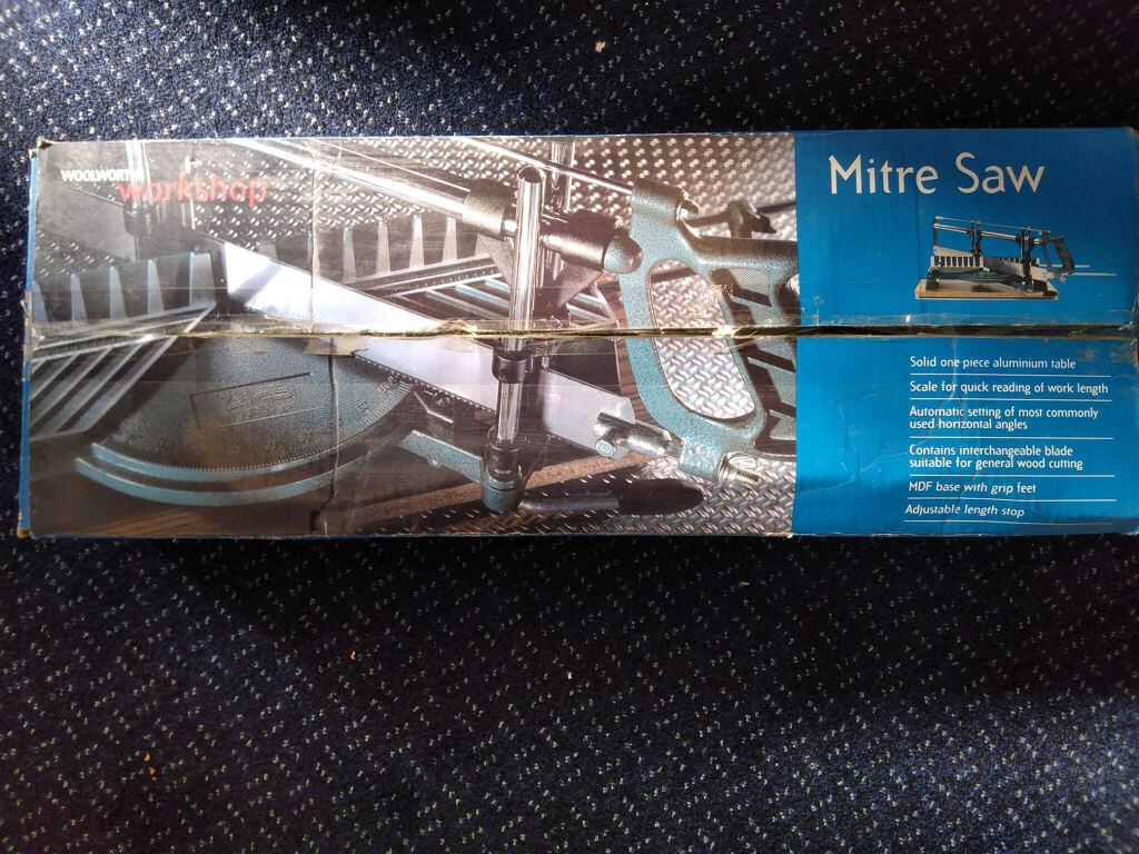 Mitre Saw Woolworths, in box
