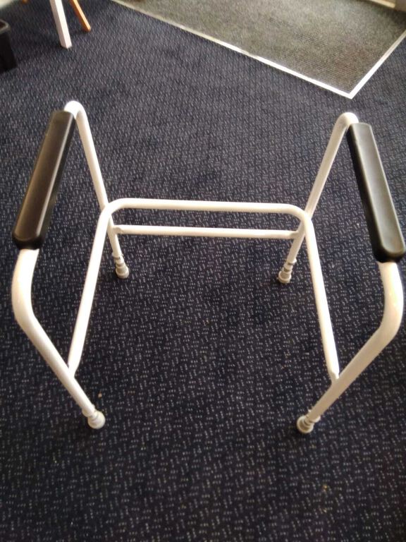 Toilet frame elderly aid