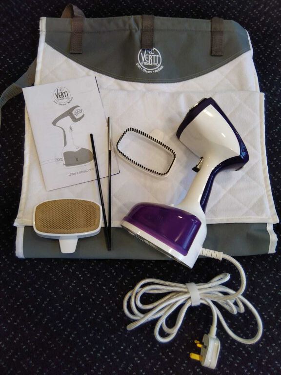 Verti Steam Pro 3 in 1 Vertical Garment Steamer, Iron, Steam, Refresh, Vertical Ironing System