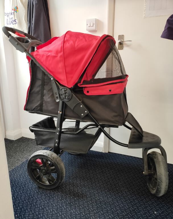 PAWHUT Pet Foldable Stroller/Pram/Pushchair (Small Pets)