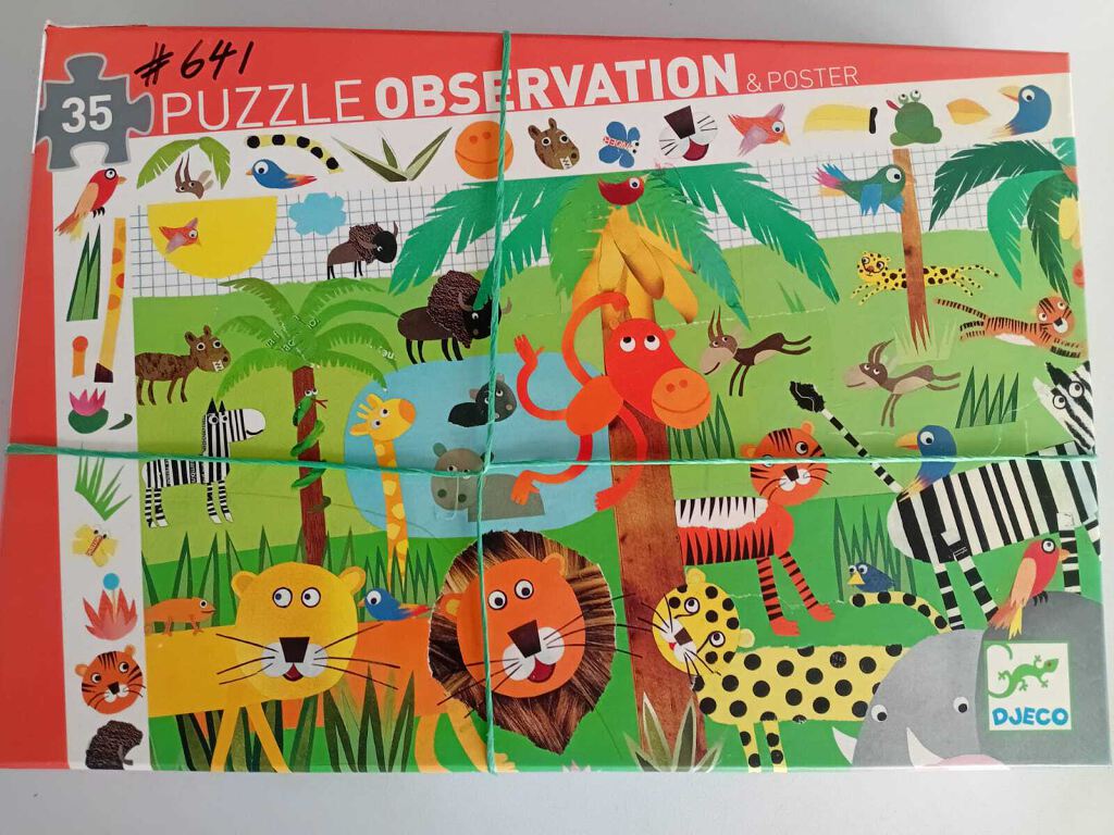 Djeco Jungle 35 piece observation puzzle