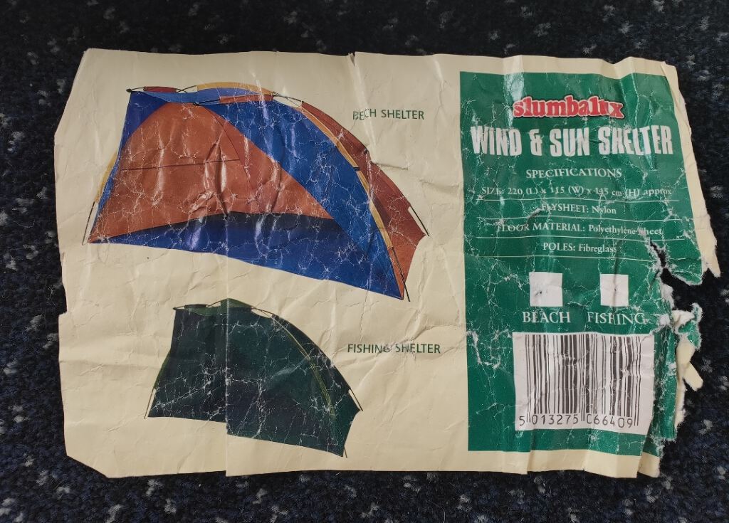 SLUMBALUX Wind & Sun Shelter -Camping-Fishing Tent