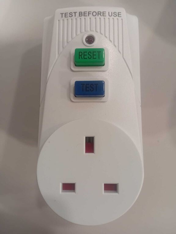 Safety RCD adaptor Masterplug