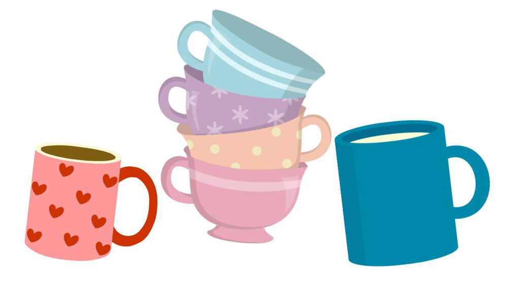 Assorted cups and mugs for occasions and events (R001)