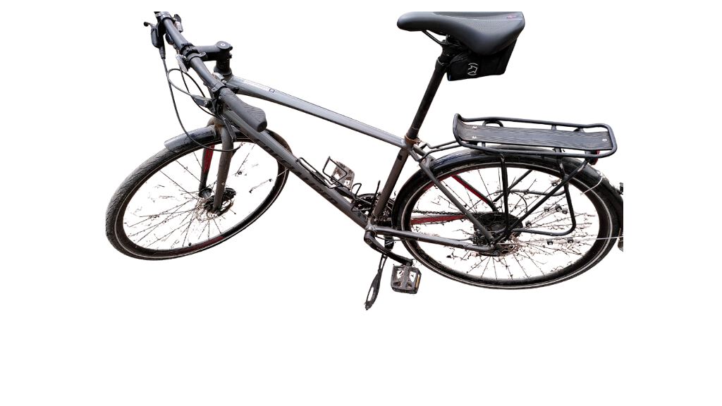 Medium specialised bike with pannier rack (B014)